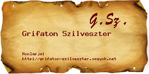 Grifaton Szilveszter névjegykártya